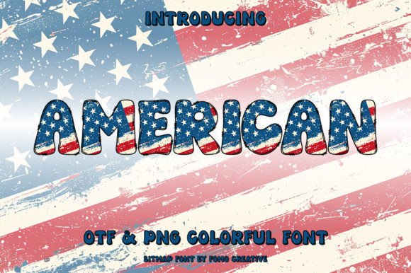 American: The Playful Color Font That Sparks Joy in Every Design