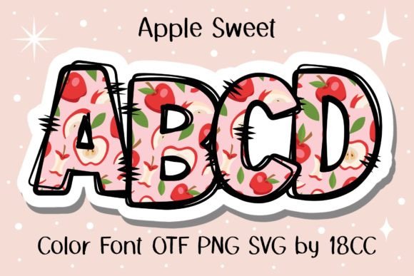 Apple Sweet: A Color Font for Vibrant, Modern Designs