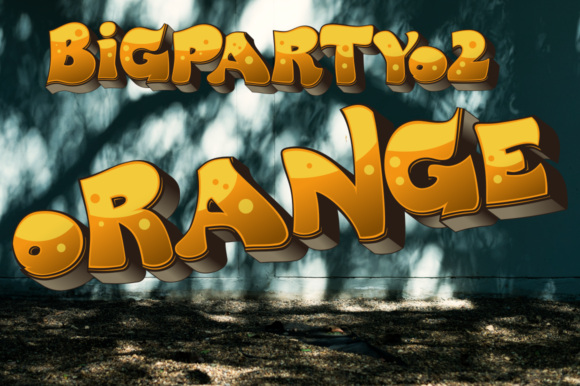 BigPartyO2 Orange: Inject Vibrant 3D Energy into Your Designs
