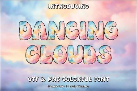 Bring Your Designs to Life with the Dancing Clouds Font