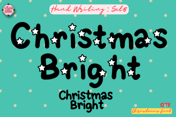 Christmas Bright 8: A Festive Font for Holiday Projects