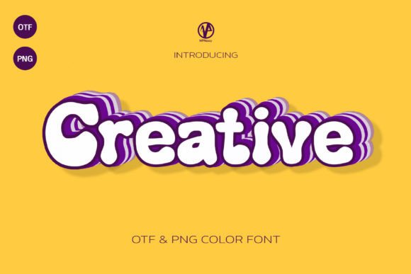 Creative Font: Where Retro Charm Meets Modern Design