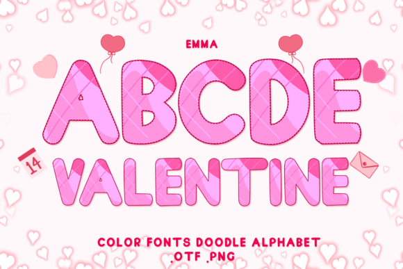Emma: The Color Font That Brings Romance to Your Designs