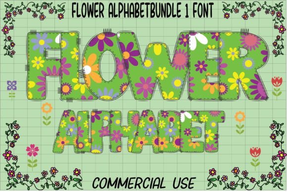 Flower Alphabet: A Typeface That Blooms