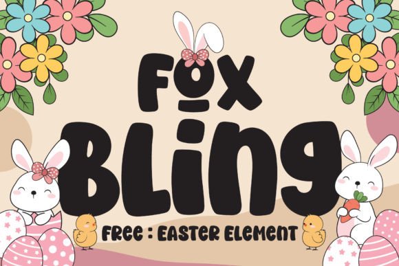 Fox Bling: The Vibrant Font That Makes Your Designs Pop
