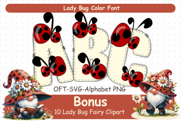 Lady Bugs Doodle Alphabet: A Playful Font for Creative Projects