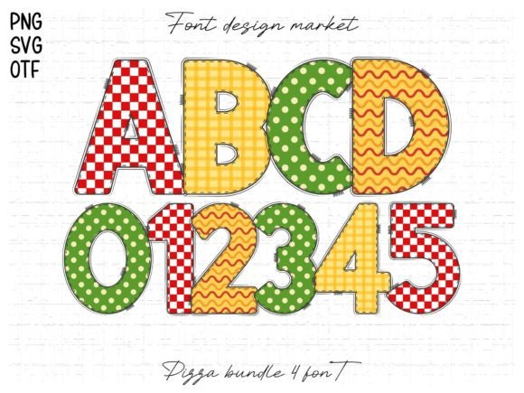 Pizza: A Playful Typeface for Bold Branding