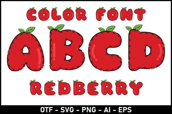 Red Berry Font: A Sweet Choice for Playful, Artful Design