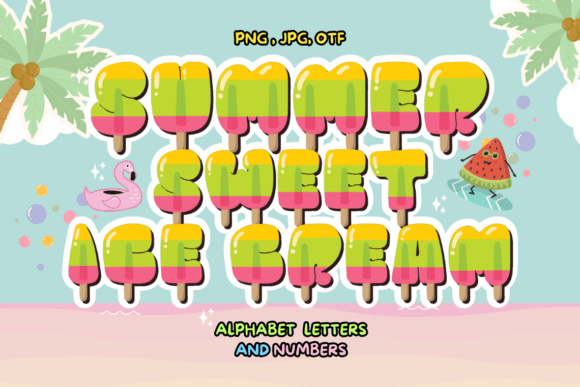 Summer Sweet Ice Cream: A Font That Tastes Like Sunshine